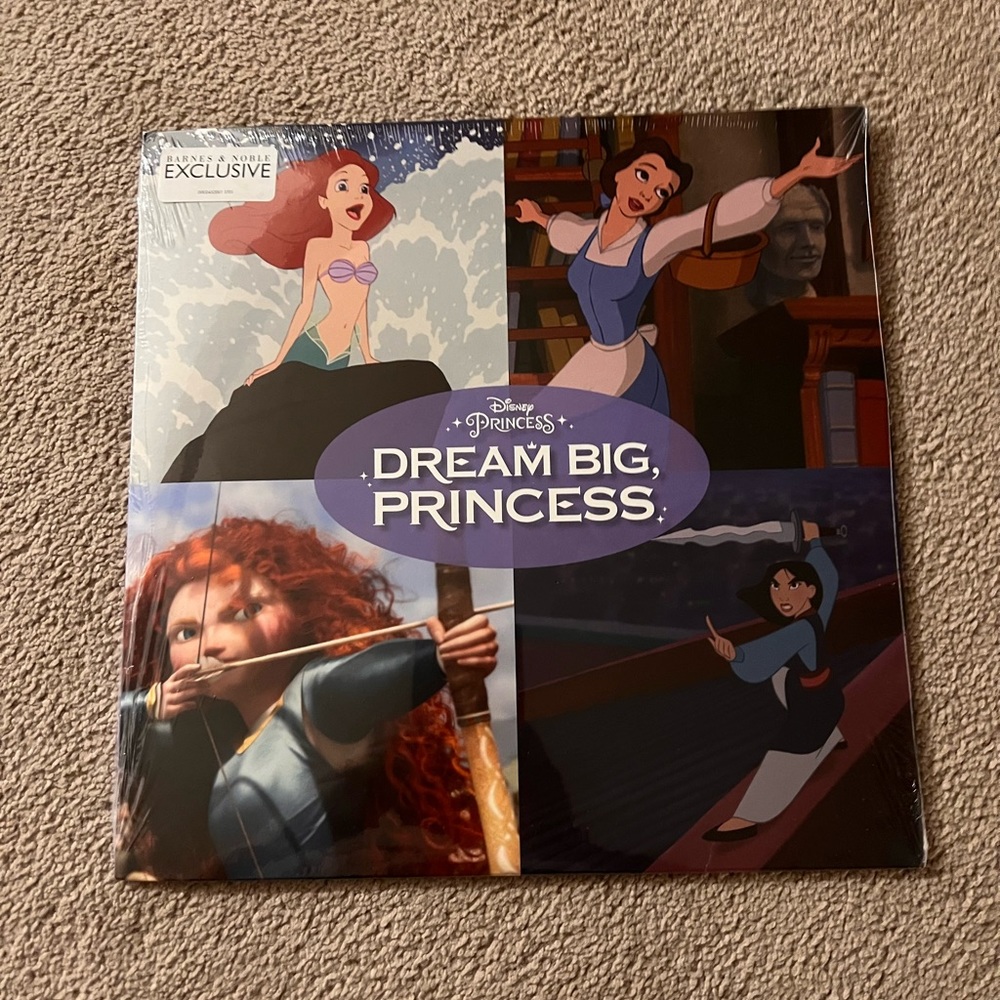 Disney princess exclusive vinyl record Dream Big Princess new in unopened packag